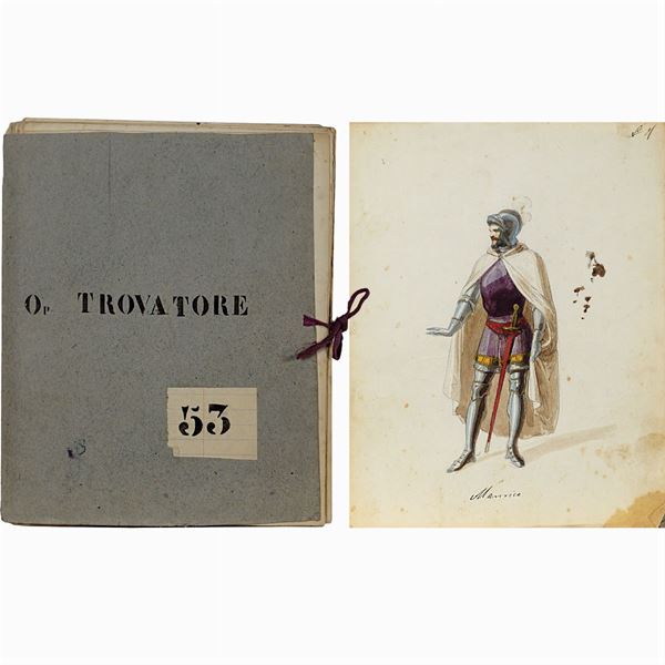 Costume sketches for "Il Trovatore"