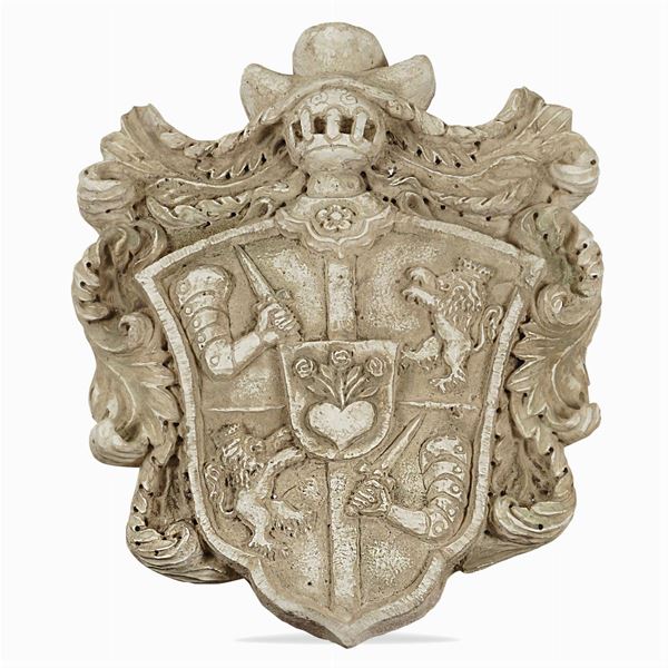 Stone araldic crest