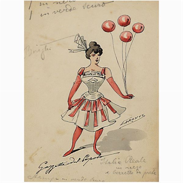 9 figurini pubblicitari
