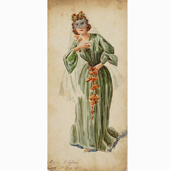 Costume sketches for "Falstaff"