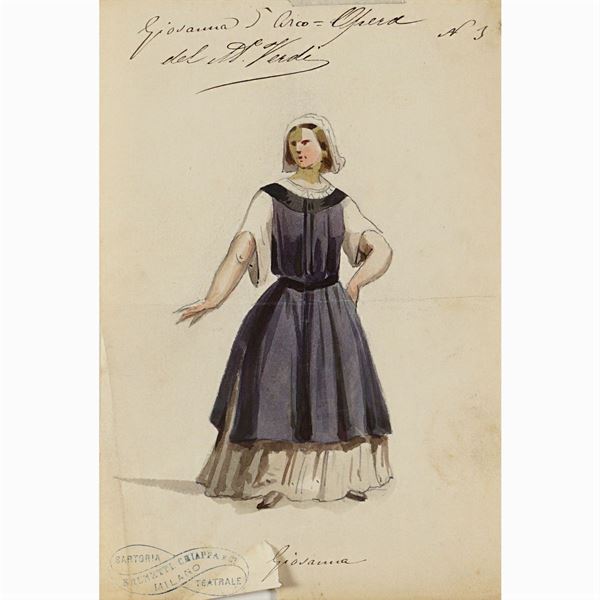 Figurini teatrali per "Giovanna d'Arco"