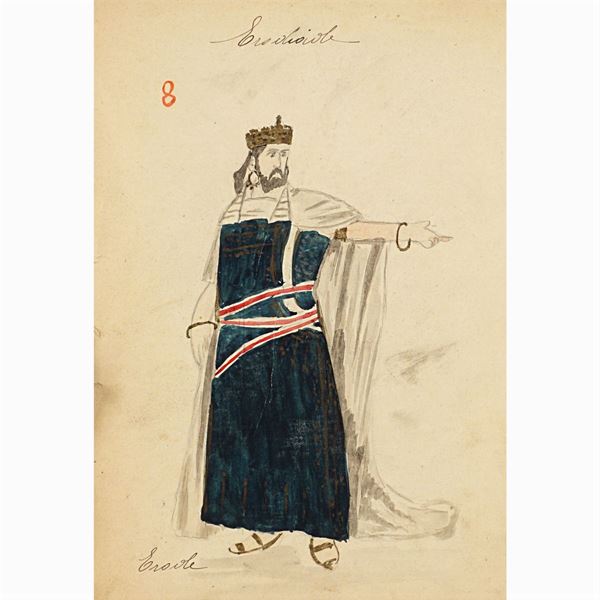 Costume sketches for "Erodiade"