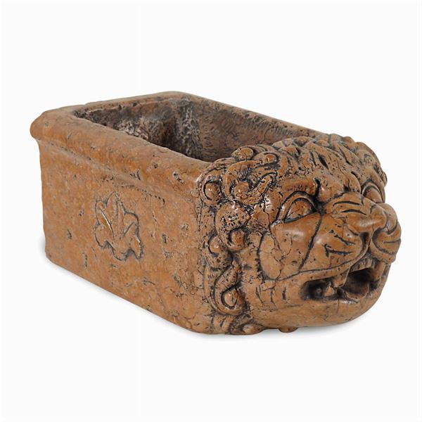 Red of Verona marble bowl