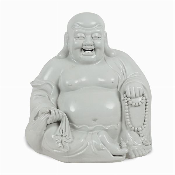 Large white porcelain sculpture