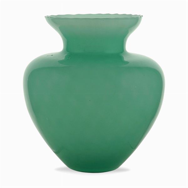 Collezione Galileo, vaso in vetro opalino