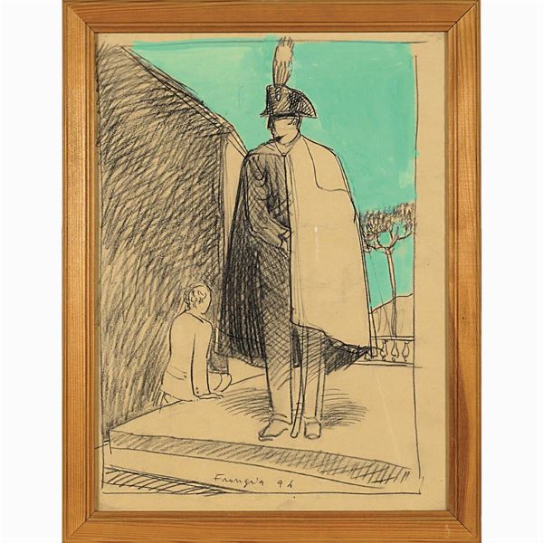 Lino Frongia : Lino Frongia  (Montecchio 1958)  - Auction Costume and sketches - I - Colasanti Casa d'Aste