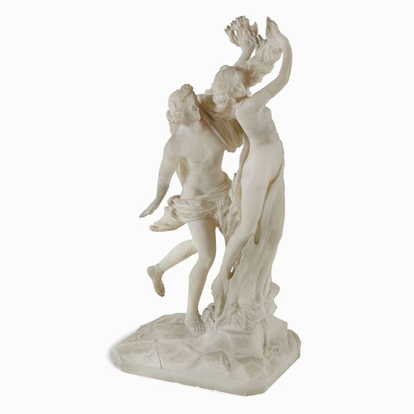 Gruppo scultoreo in alabastro