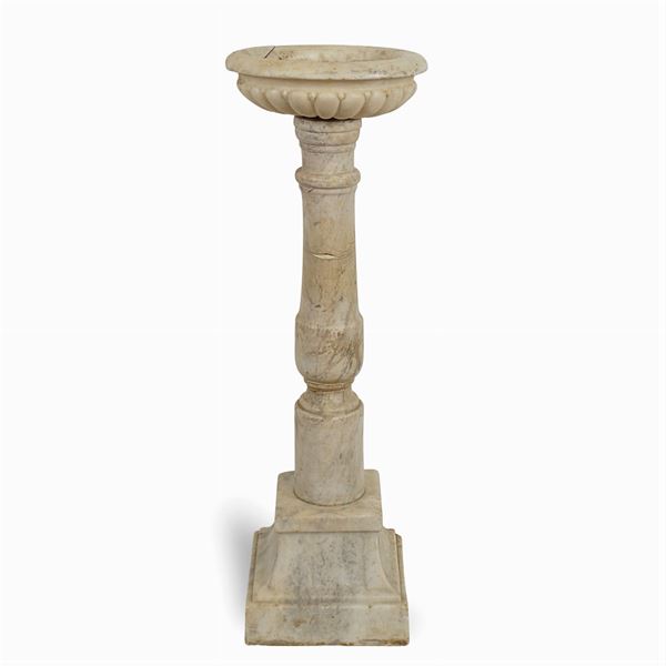 White marble stoup