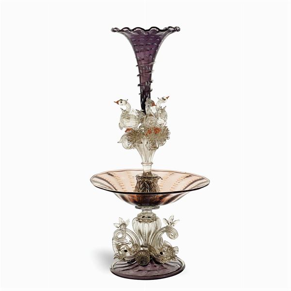Blown glass centerpiece