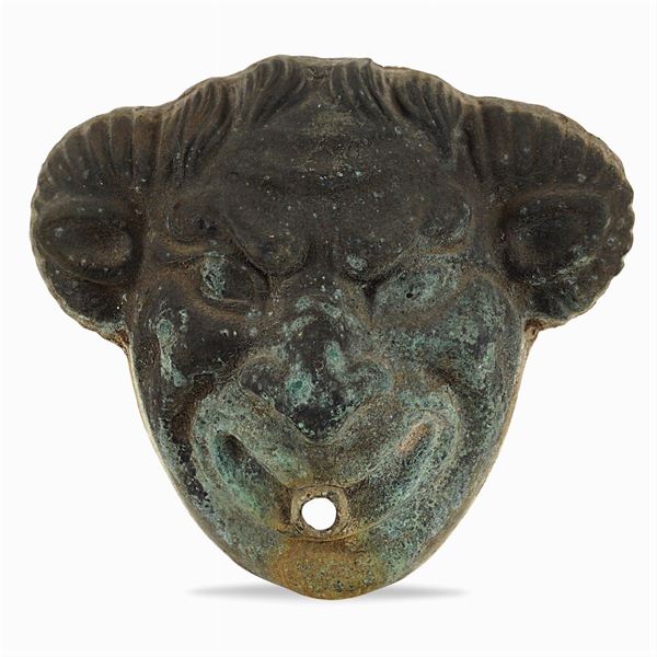 Burnished bronze plaque
