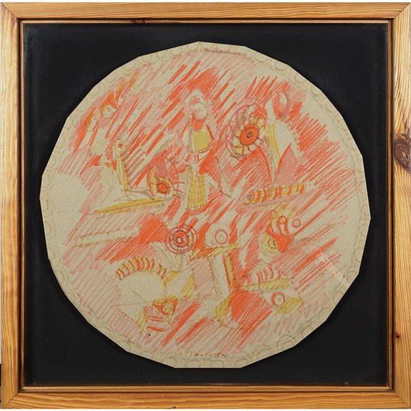Umberto Mastroianni : Umberto Mastroianni  (Fontana Liri 1910 - Milano 1998)  - Auction Costume and sketches - I - Colasanti Casa d'Aste