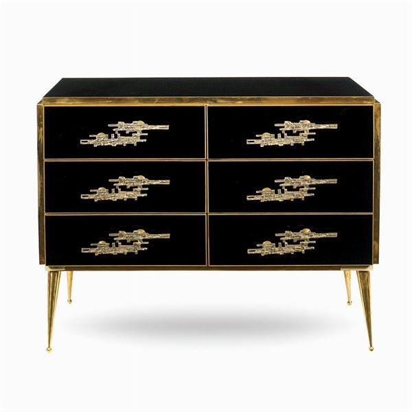 Bureau with wooden structure