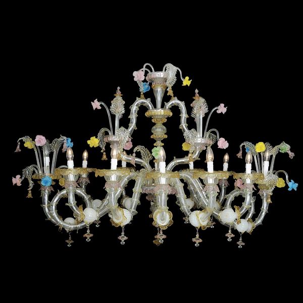 Lampadario Rezzonico a dodici luci