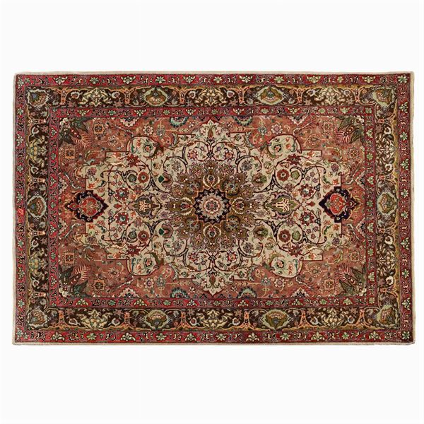 Tappeto Kashan  (Iran, vecchia manifattura)  - Asta FINE ART DA UNA DIMORA TOSCANA  - Colasanti Casa d'Aste