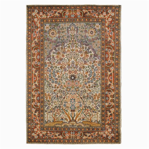 Agra carpet  (India, old manifacture)  - Auction Fine Art From a Tuscan Property - Colasanti Casa d'Aste