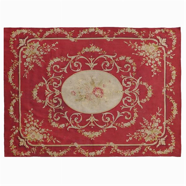 Aubusson carpet  (France, second half 19th century)  - Auction Fine Art From a Tuscan Property - Colasanti Casa d'Aste