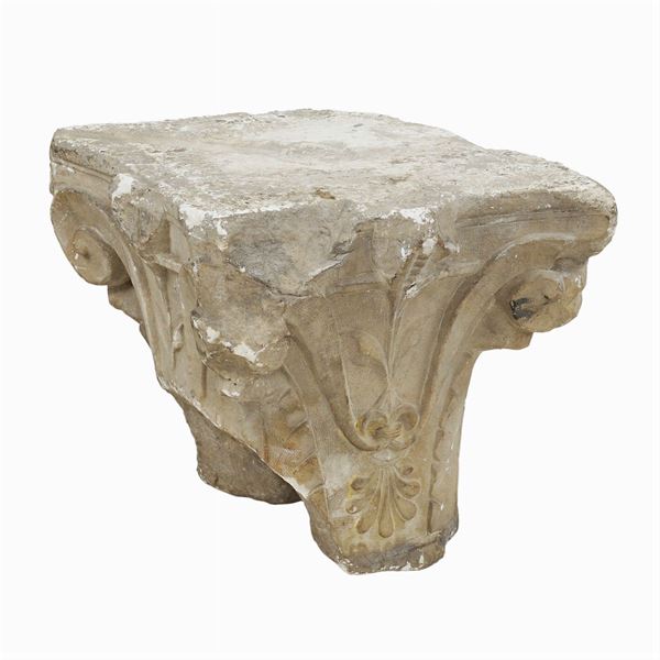 Medieval capital fragment