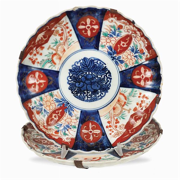 Pair of porcelain plates  (China, 19th century)  - Auction Fine Art From a Tuscan Property - Colasanti Casa d'Aste