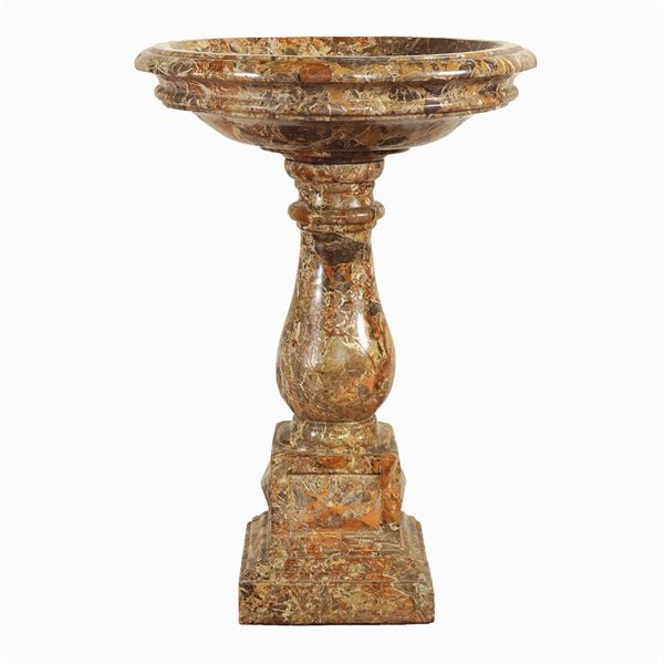 Macchia Vecchia marble circular basin