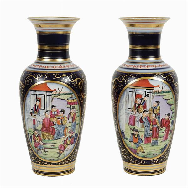 Pair of porcelain vases