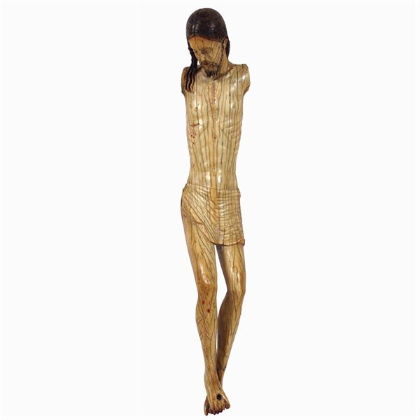 Christ sculpture in bone