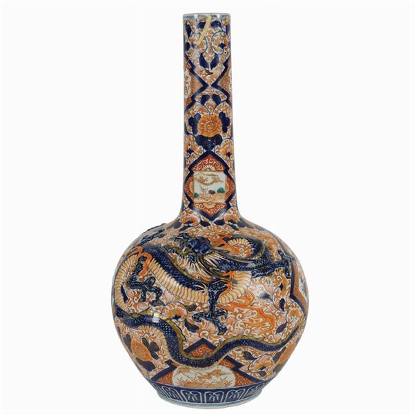 Imari porcelain vase