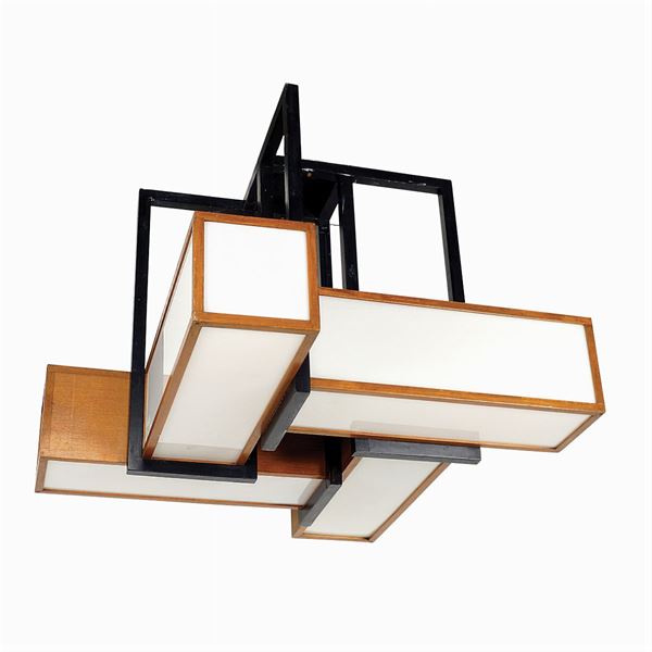 Geometric shaped chandelier