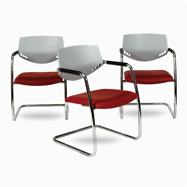 Four design chairs