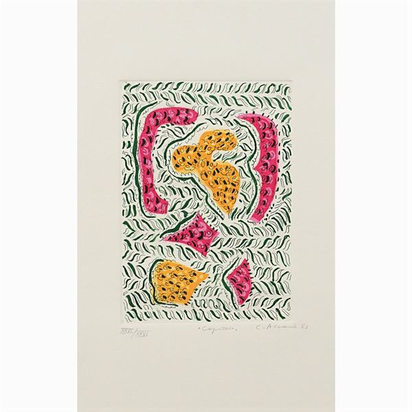Carla Accardi : Carla Accardi  (Trapani 1924 - Roma 2014)  - Auction Costume and sketches - I - Colasanti Casa d'Aste