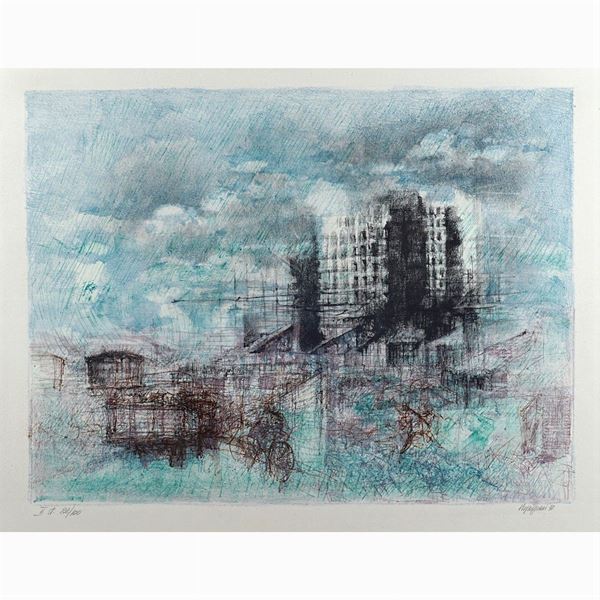Renzo Vespignani : Renzo Vespignani  (Roma 1924 - 2001)  - Auction Costume and sketches - I - Colasanti Casa d'Aste