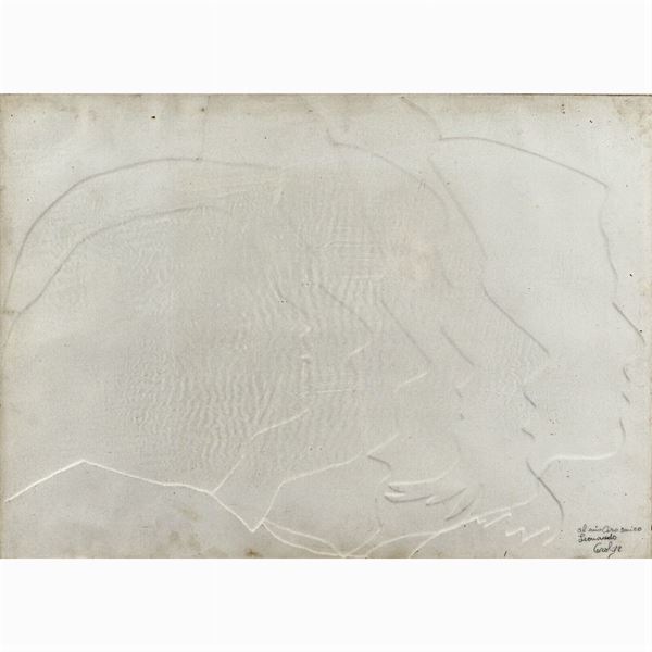 Mario Ceroli : Mario Ceroli  (Castelfrentano 1938)  - Auction Online Timed Auction Paintings and Prints - I - Colasanti Casa d'Aste