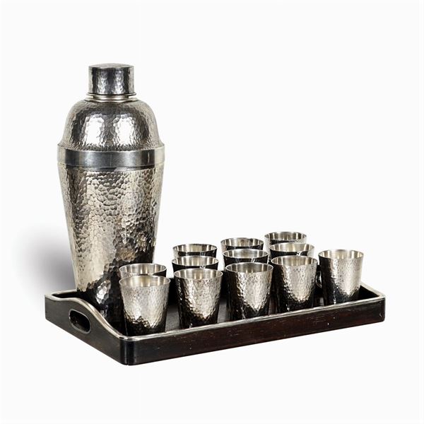 Silver liqueur set