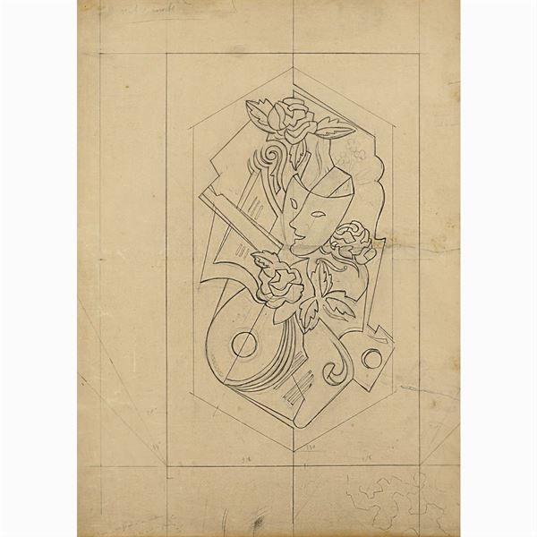 Gino Severini : Gino Severini  (Cortona 1883 - Parigi 1966)  - Auction Costume and sketches - I - Colasanti Casa d'Aste