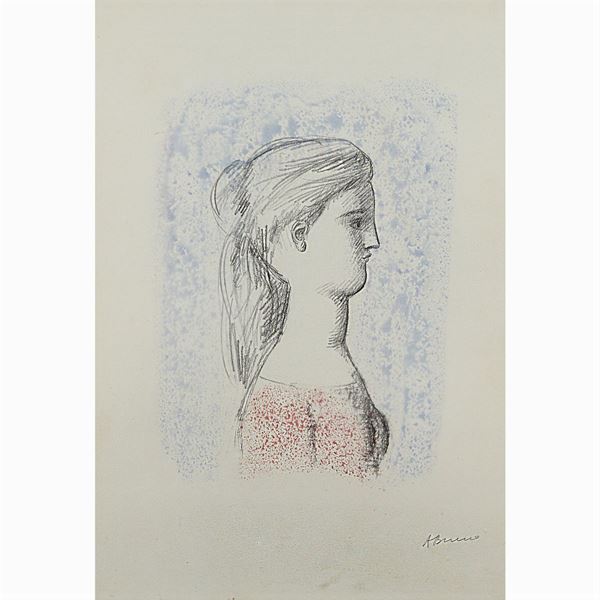 Antonio Bueno : Antonio Bueno  (Berlino 1918 - Fiesole 1984)  - Asta BOZZETTI E FIGURINI  - I - Colasanti Casa d'Aste