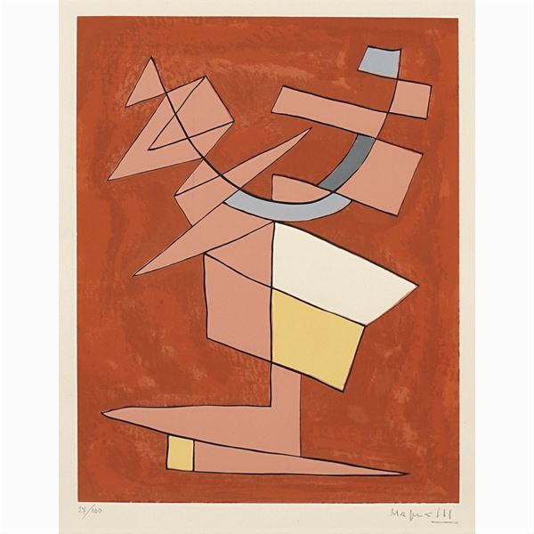 Alberto Magnelli : Alberto Magnelli  (Firenze 1888 - Parigi 1971)  - Auction Costume and sketches - I - Colasanti Casa d'Aste