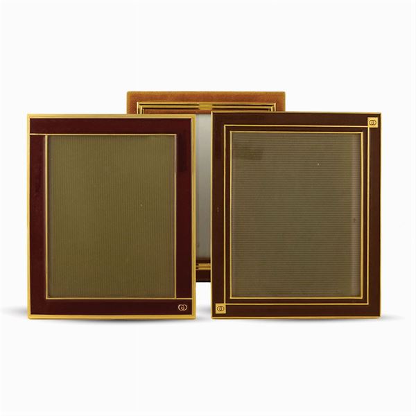 Gucci, three vintage portrait frames