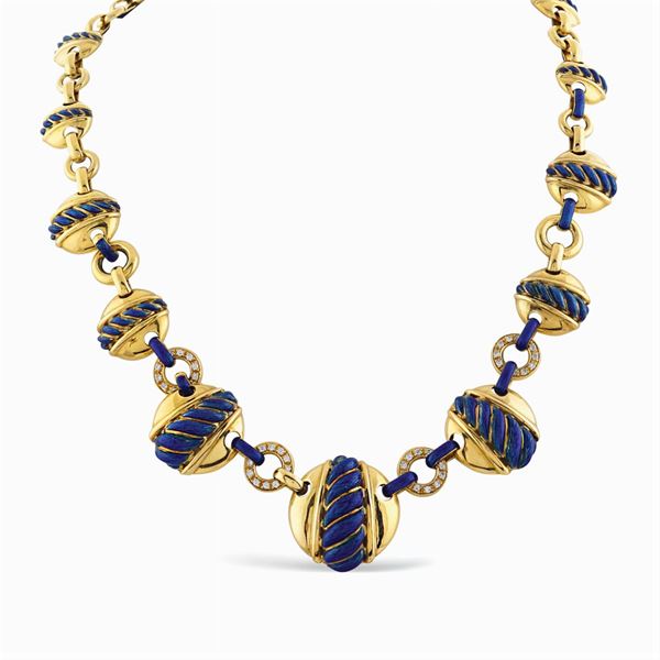 Collana in oro giallo 18kt