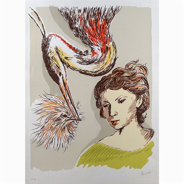Domenico Purificato : Domenico Purificato  (Fondi 1915 - Roma 1984)  - Auction Online Timed Auction Paintings and Prints - I - Colasanti Casa d'Aste