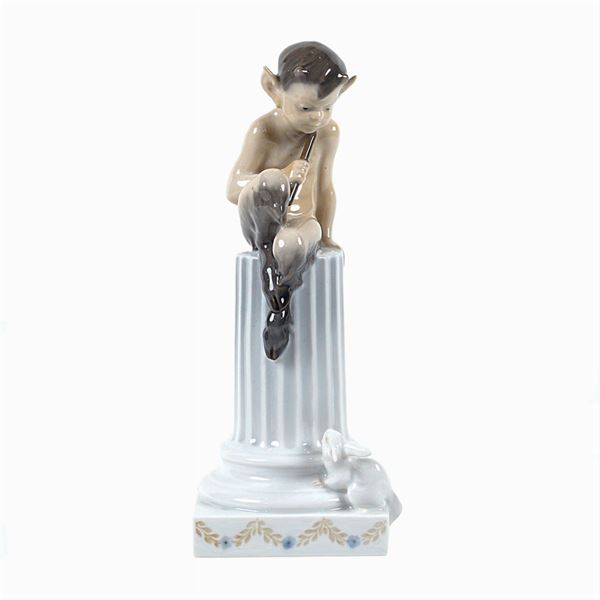 Polychrome porcelain group