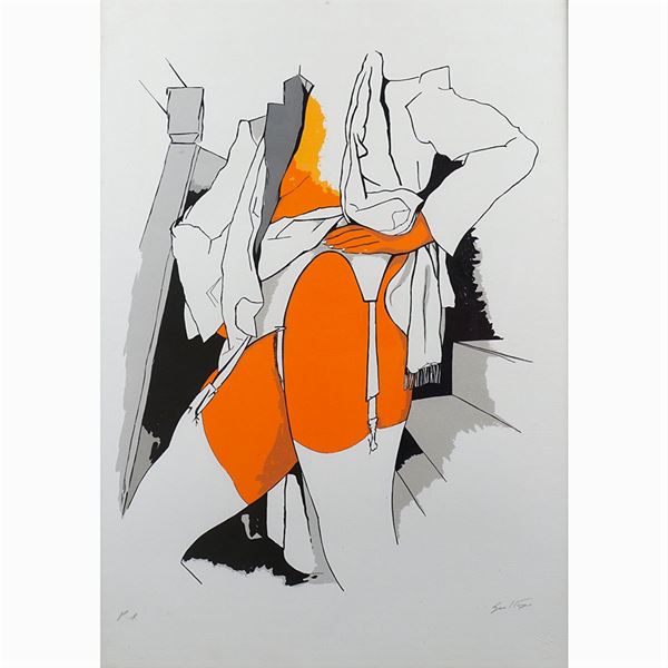 "Senza titolo", litografia a 