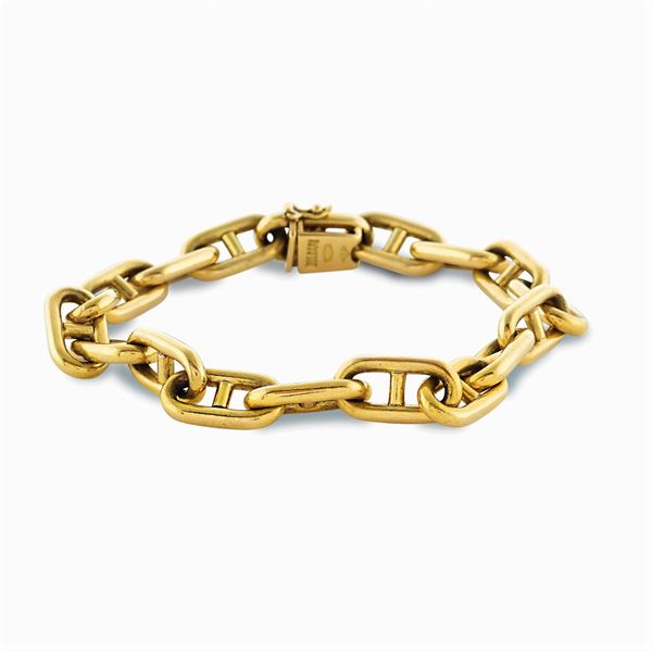 Bulgari, bracciale in oro giallo 18kt