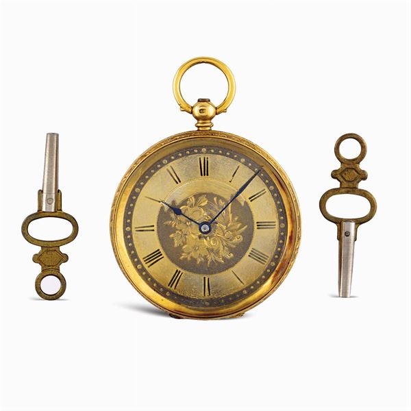 Orologio da tasca in oro giallo 18kt