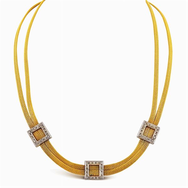 Collier in oro giallo 18kt