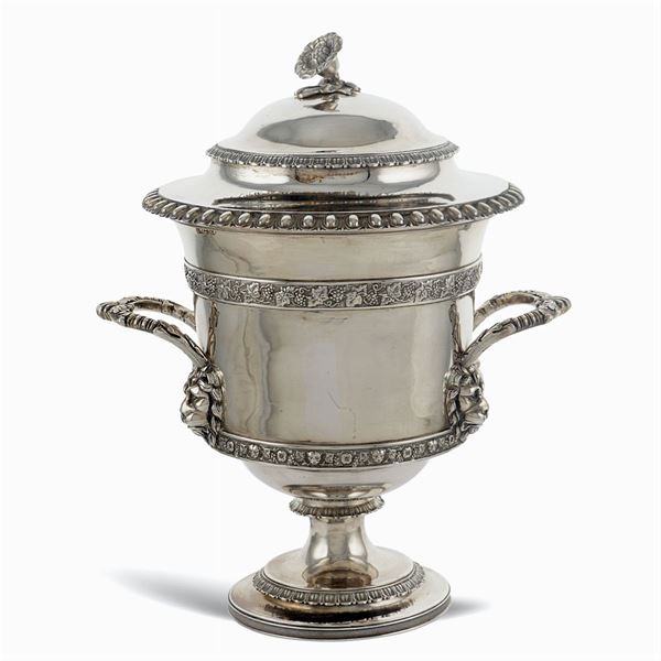 Two-handled silver cup
