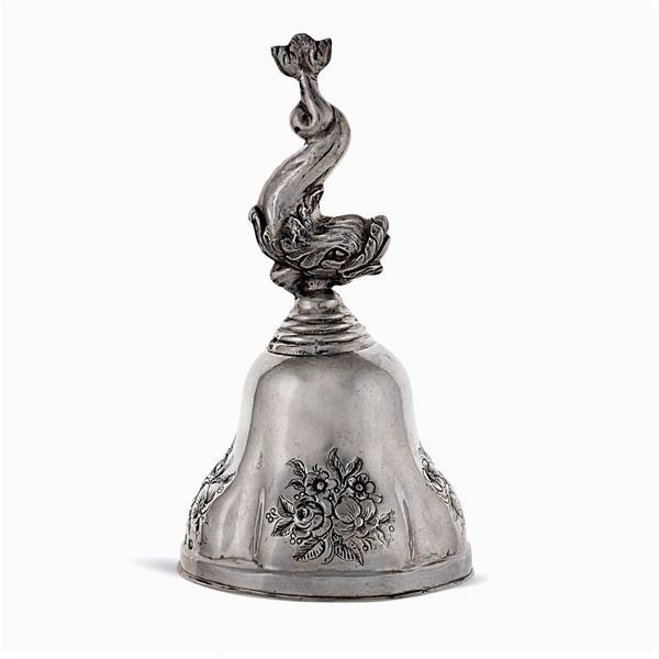 Campanello in argento  (Olanda, 1872)  - Asta ARGENTI E L'ARTE DELLA TAVOLA  - Colasanti Casa d'Aste