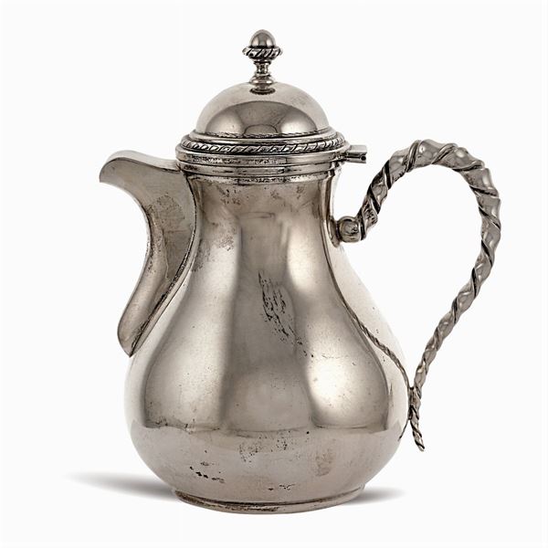 Silver coffee pot  (Italy, 20th century)  - Auction Fine Silver & The Art of the Table - Colasanti Casa d'Aste