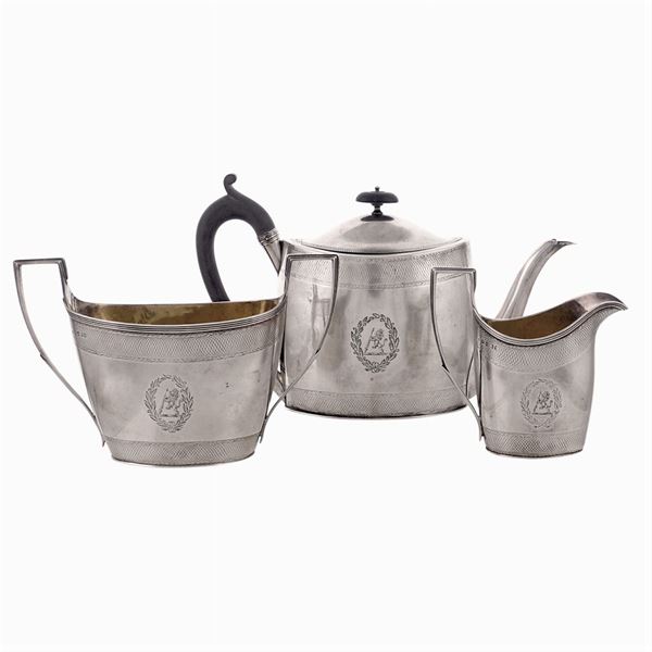 Silver tea service