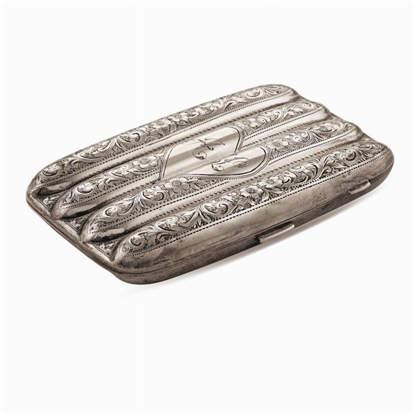 Silver cigar box  (Birmingham, 1900)  - Auction Fine Silver & The Art of the Table - Colasanti Casa d'Aste