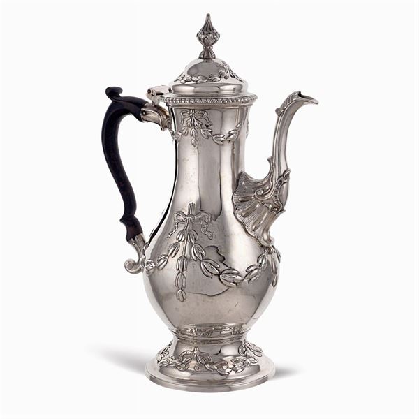 Silver coffee pot