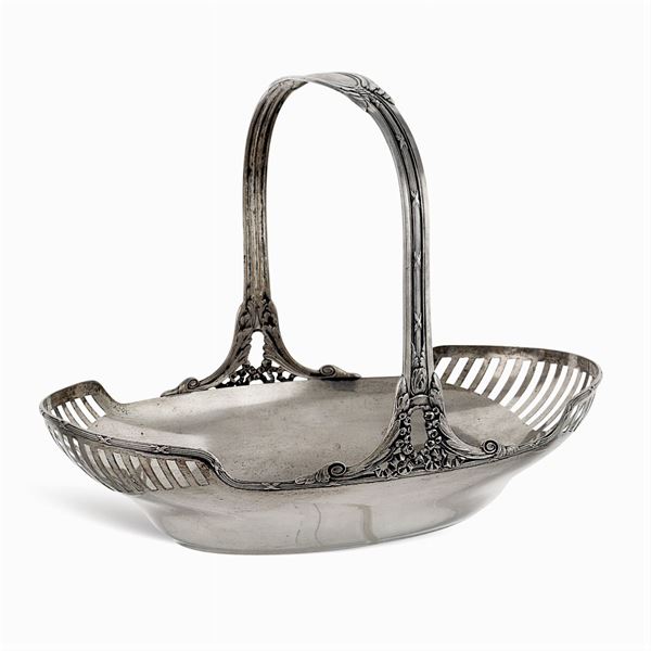 Silver basket  (Germany, early 20th century)  - Auction Fine Silver & The Art of the Table - Colasanti Casa d'Aste